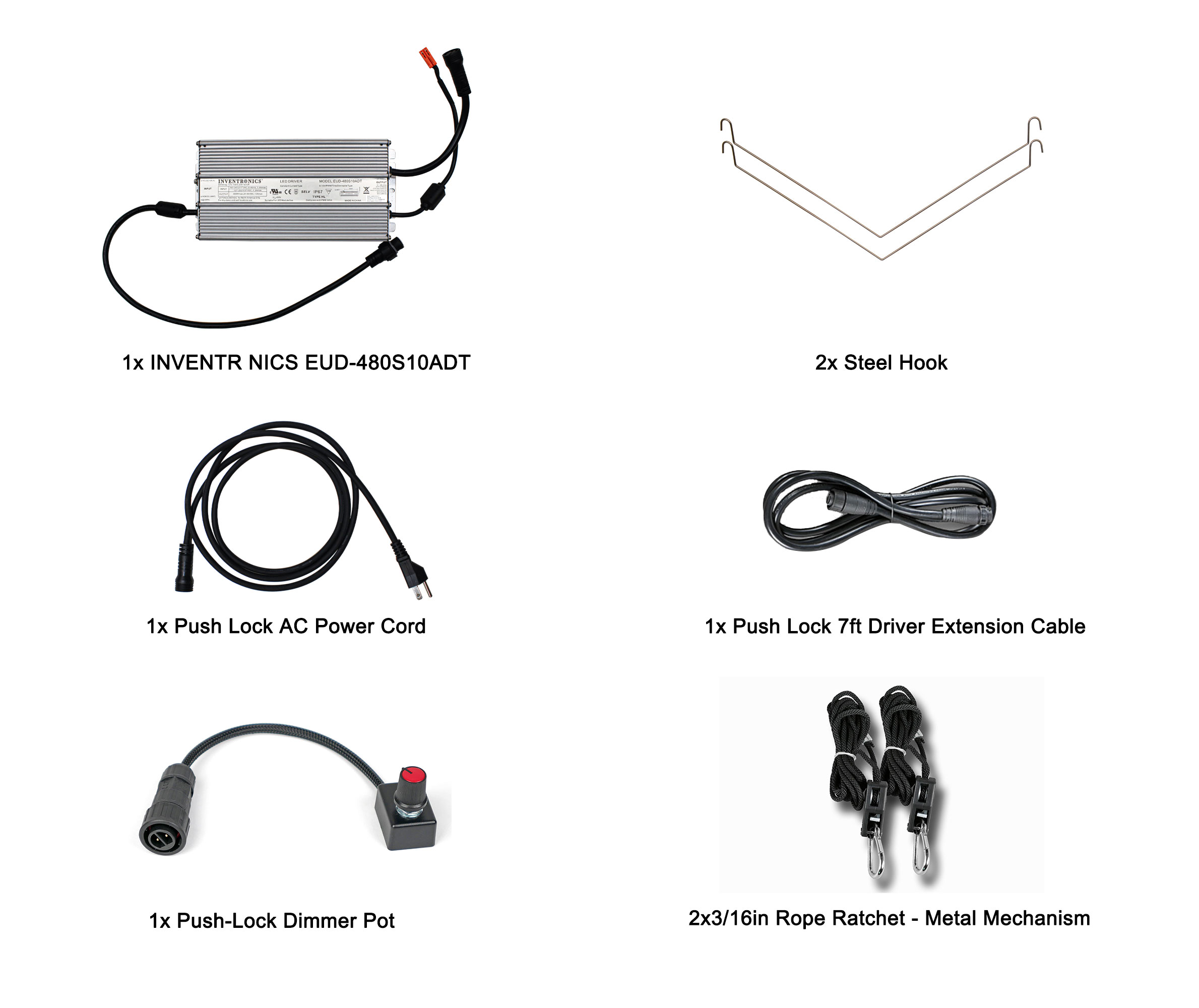 500W(3ft x 5ft Canopy) - 