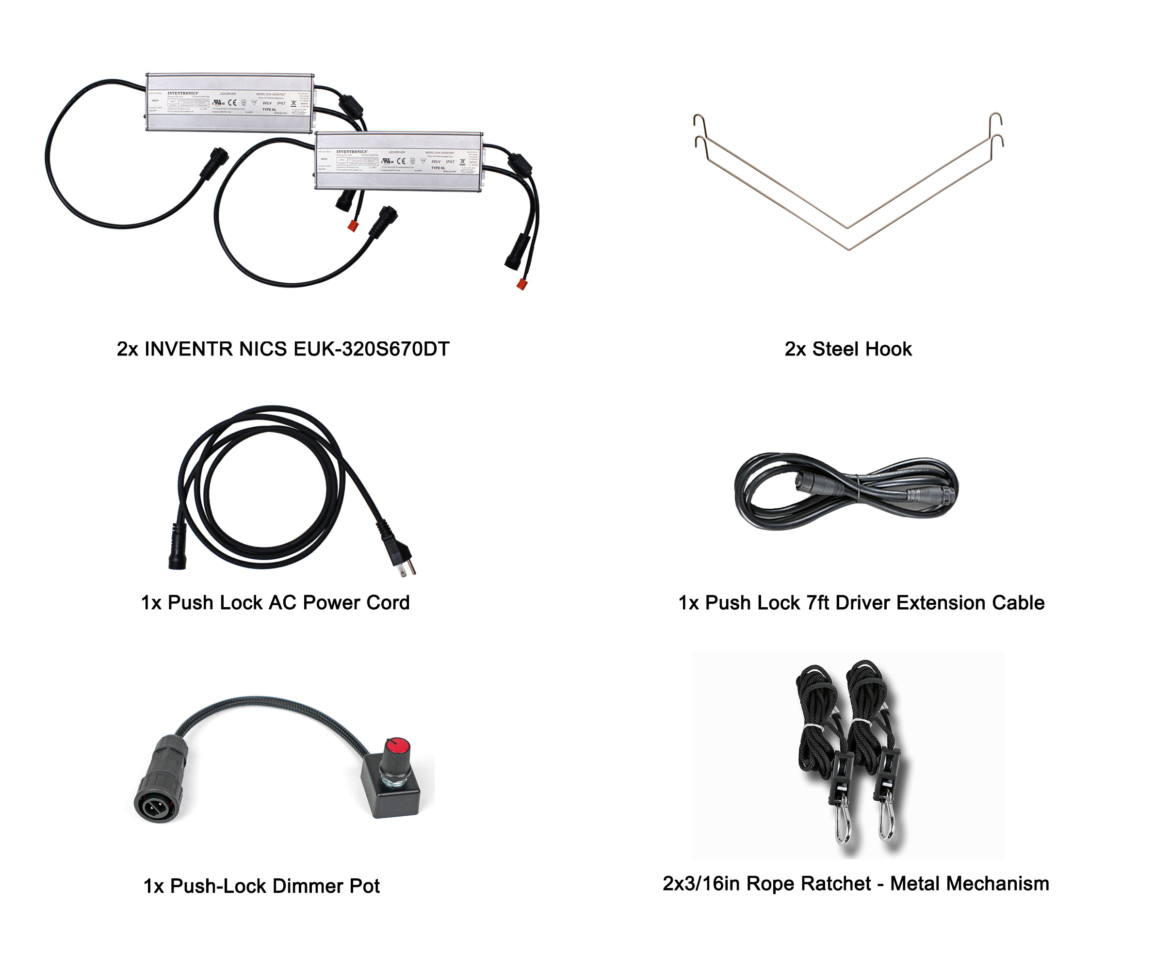 600W(4ft x 4ft Canopy) - 